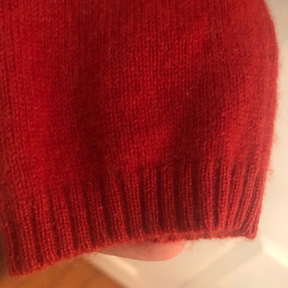 PURE  Cashmere V Neck Pullover Sweater size small - Picture 7 of 13